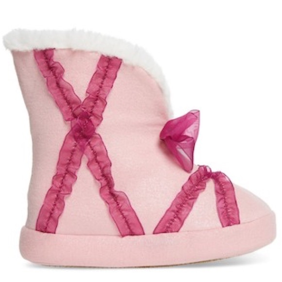 🎉American Girl Faux Fur Slippers size 10 & 13 RJ - Picture 6 of 8